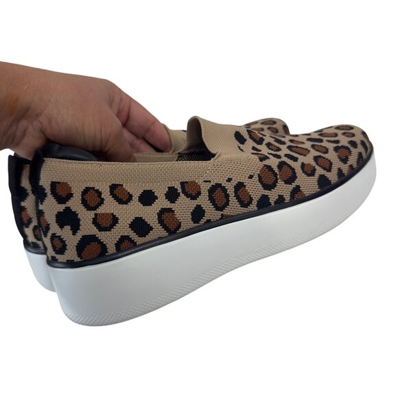 Traq by Alegria Mystic Womens Slip-On Leopard Print Slip On Shoes Size 41 - Picture 5 of 16